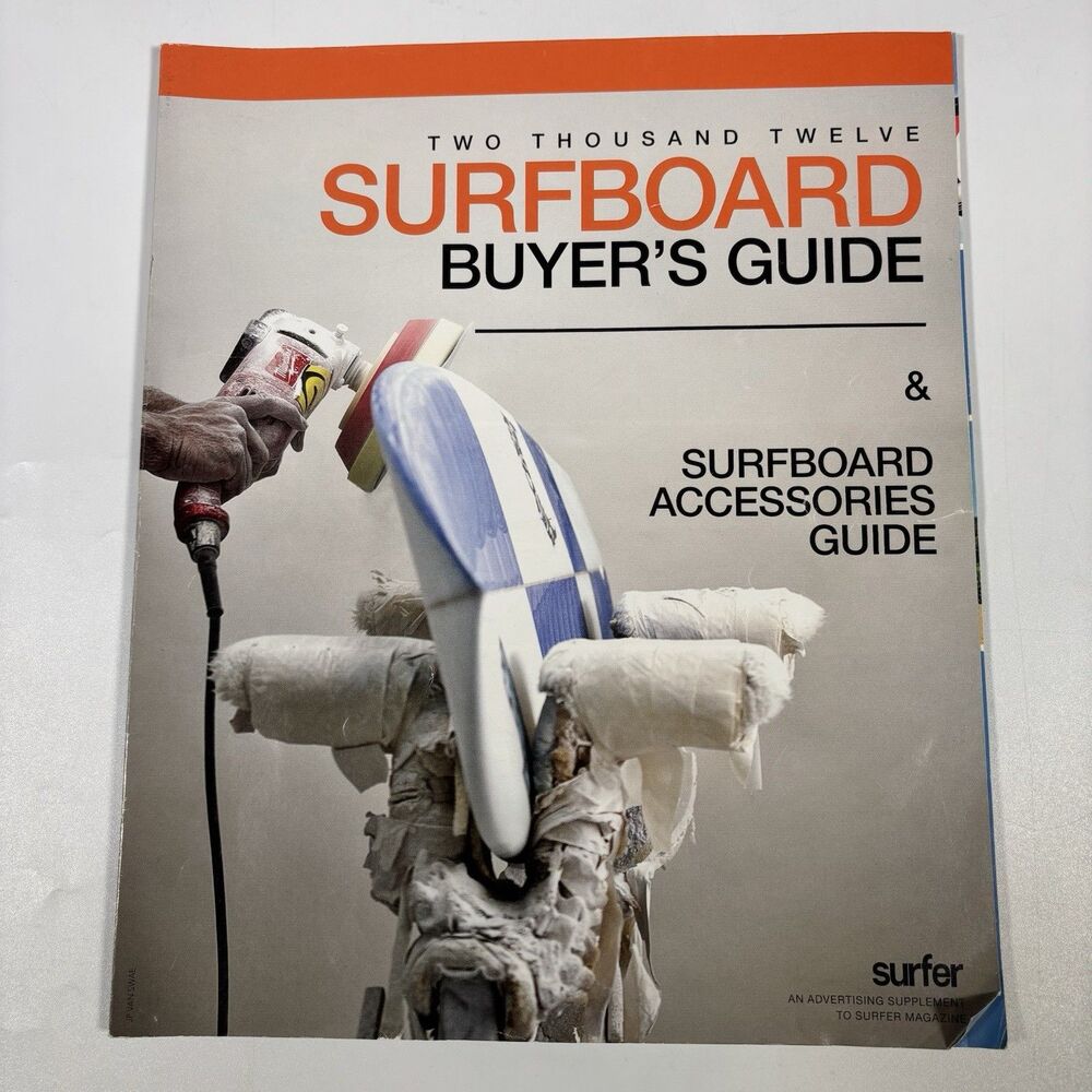 2012 SURFBOARD BUYER’S GUIDE Surf Surfer Magazine Supplement Catalog Book Beach